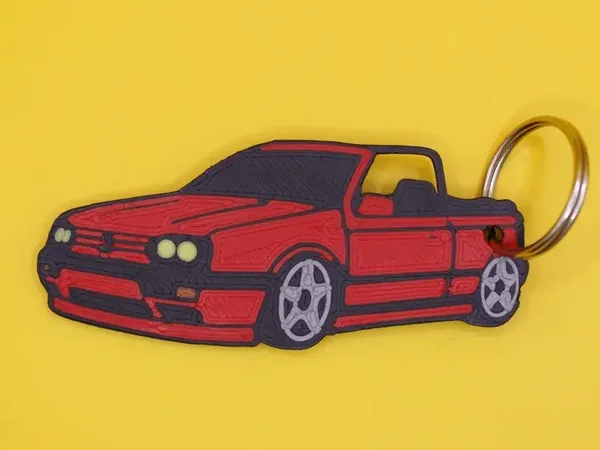 Schlüsselanhänger VW Golf 3 Cabrio