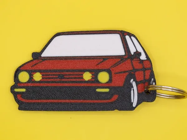 Schlüsselanhänger VW Golf 2