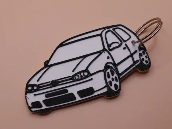 Schlüsselanhänger Auto VW Golf 4 R32