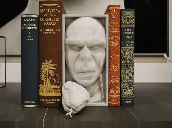 Voldemort / Buchstütze und Wandhalterung