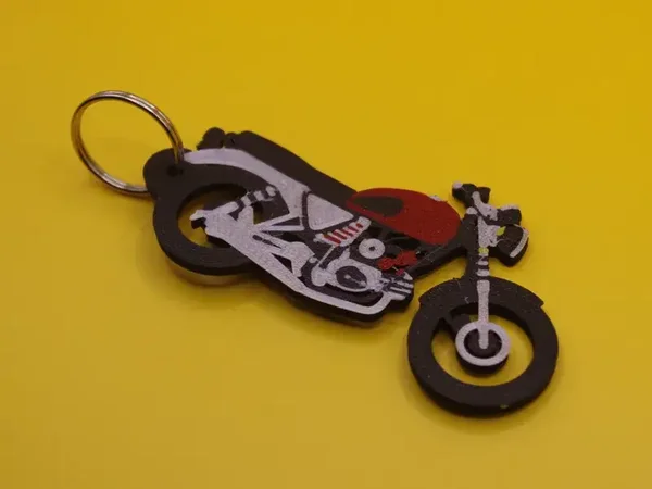 Motorrad-Schlüsselanhänger Junak RAW 50
