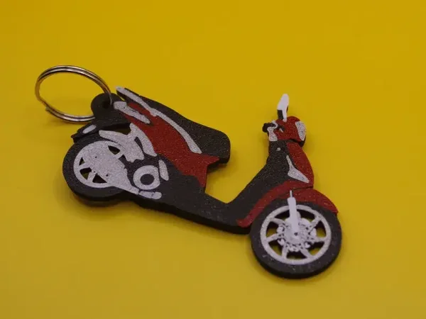 Motorrad-Schlüsselanhänger Piaggio Liberty