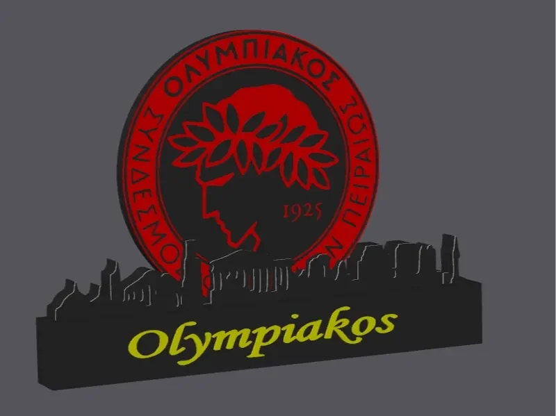 Olympiacos mit Skyline