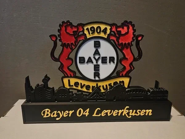 Bayer 04 leverkusen with skyline