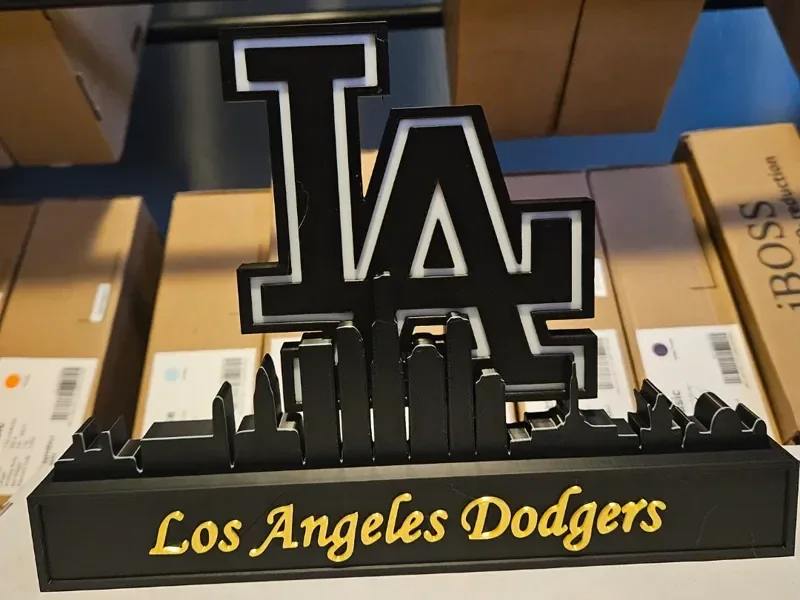Los Angeles Dodgers mit Skyline