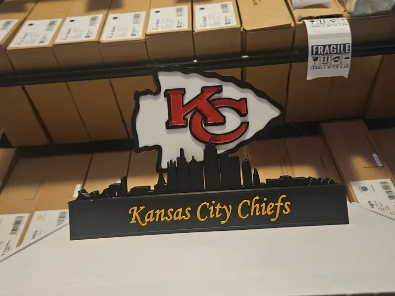 Kansas City Chiefs mit der Skyline