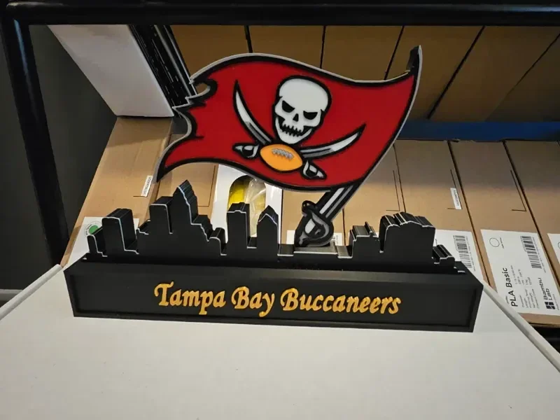 Tampa Bay Buccaneers mit Skyline