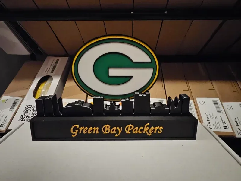 Green Bay Packers mit Skyline