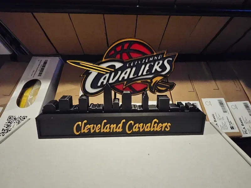 Cleveland Cavaliers mit Skyline