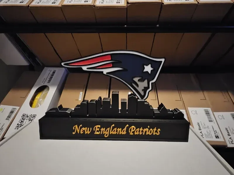 New England Patriots mit Skyline NFL