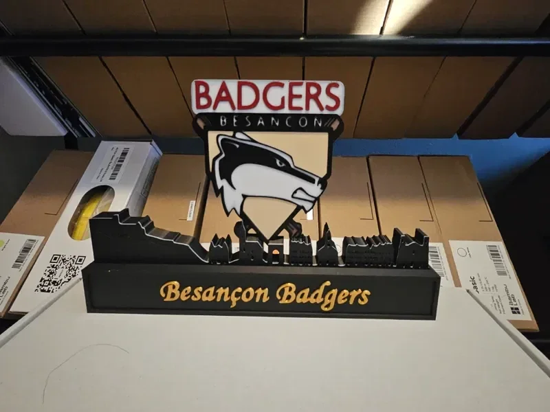 Besançon Badgers mit Besançon Skyline