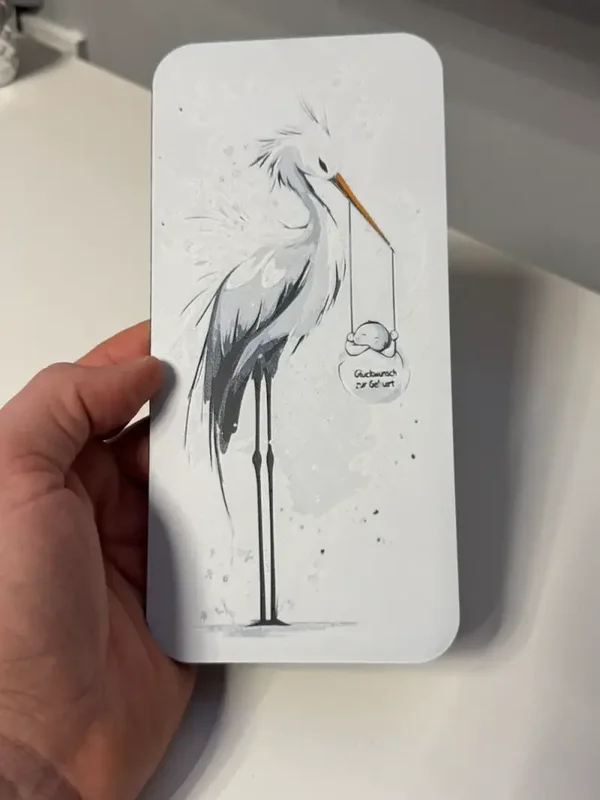 Glückwunschkarte zur Geburt