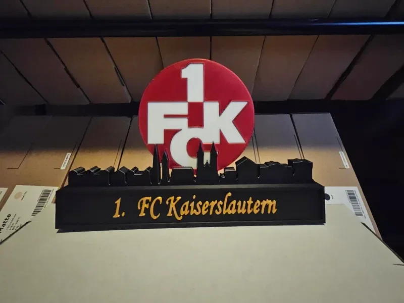 1. FC Kaiserslautern with skyline Kaiserslaut