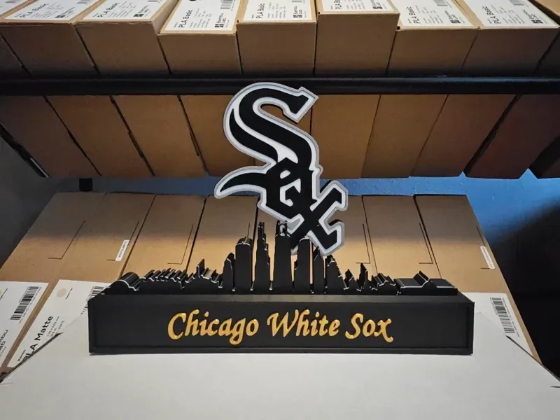 Chicago White Sox mit Chicago Skyline MLB