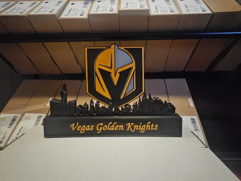 Vegas Golden Knights mit der Skyline