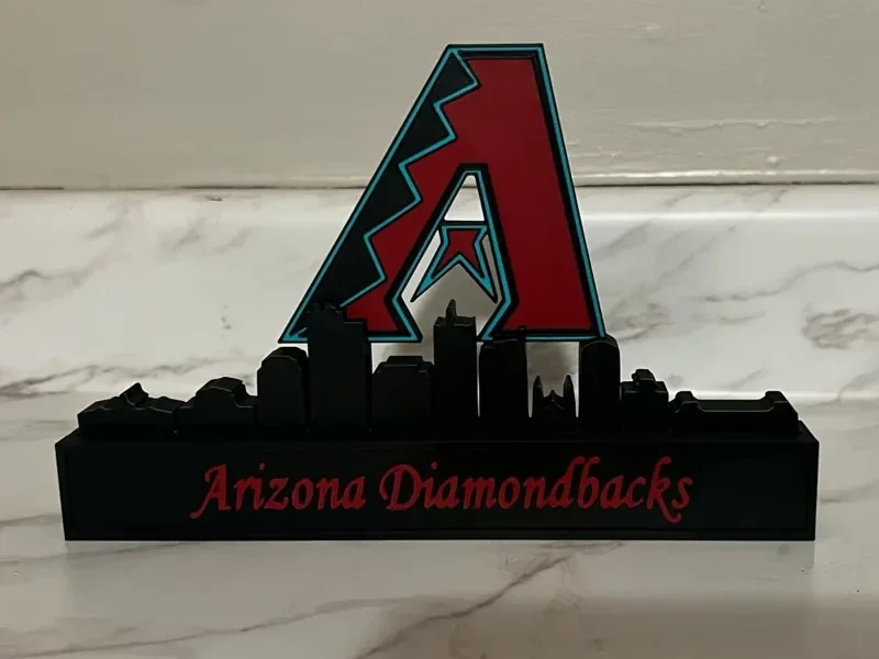 Arizona Diamondbacks mit Skyline von