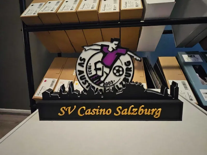 SV Casino Salzburg with skyline of Salzburg