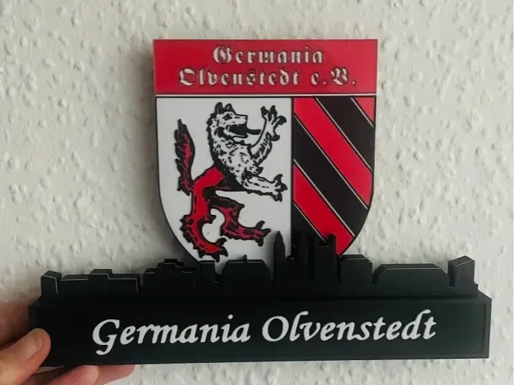 Germania olvenstedt with skyline of magde