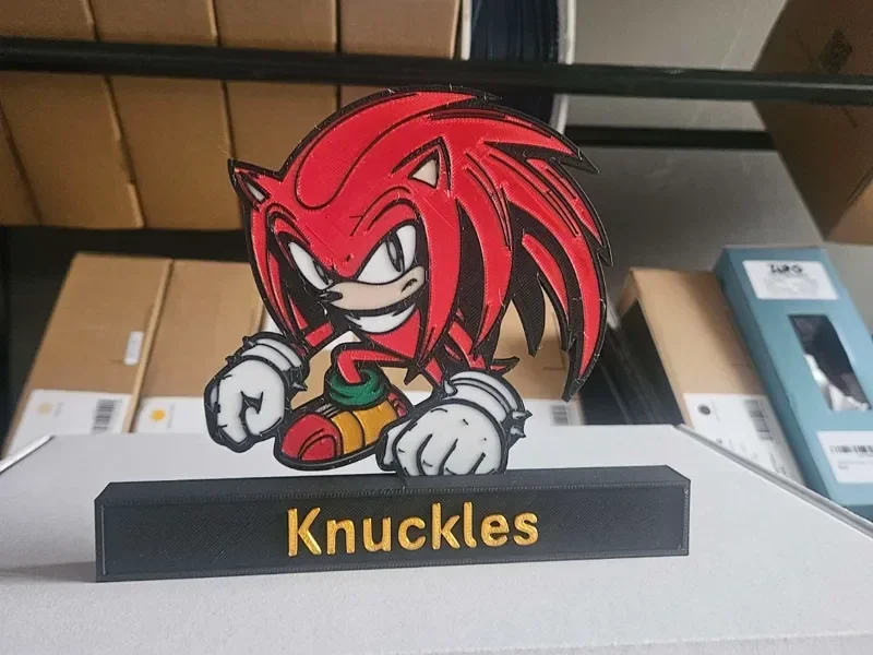 Böse Knuckles aus der Sonic Sammlerserie