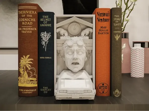 Zurück in die Zukunft / Buchstütze und Wandhalterung