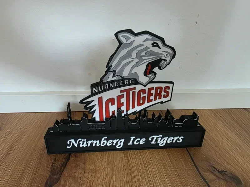 Nurmberg Ice Tigers with skyline