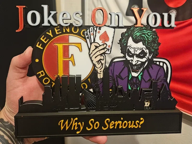 Feyenoord mit Skyline von Rotterdam Joker