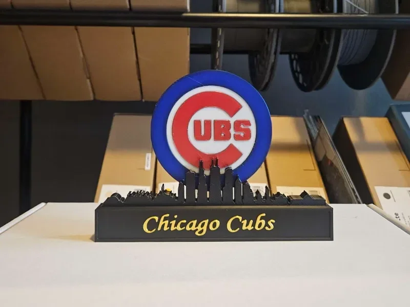Chicago Cubs mit Chicago Skyline MLB
