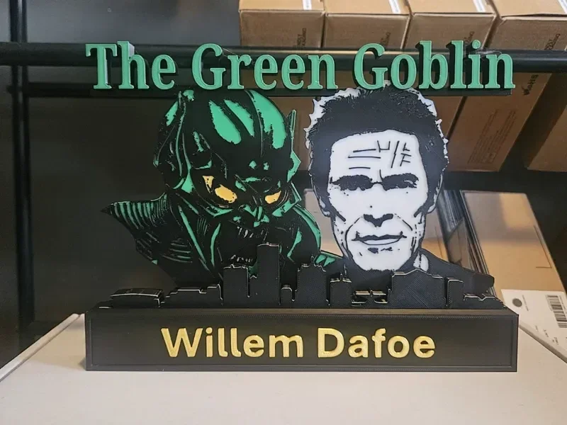 Willem Dafoe Der Grüne Kobold mit Skyline