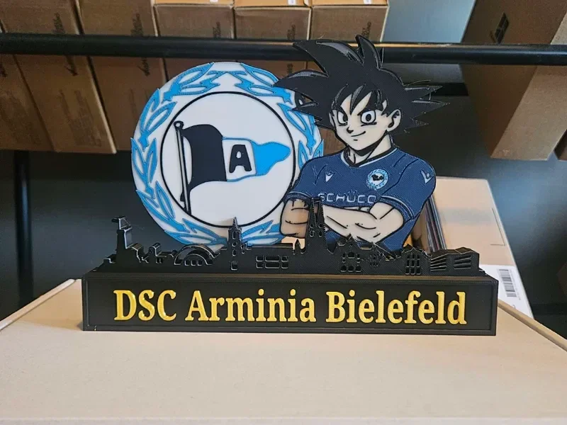 DSC Arminia bielefeld with skyline and Goku