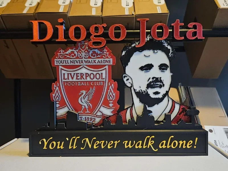 Diogo-Jota-Gedächtnis-Skyline mit Liverpool