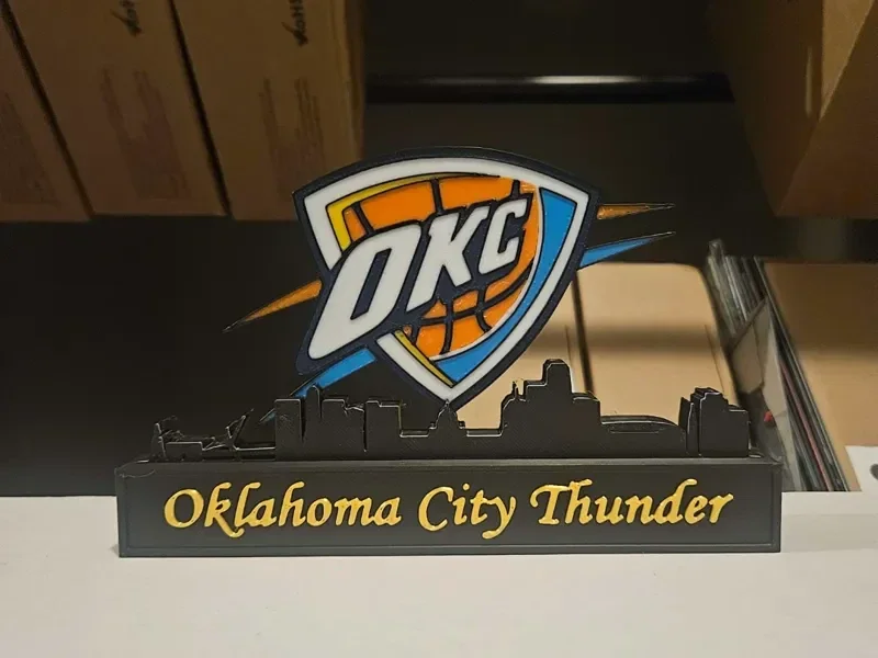 Oklahoma City Thunder mit Skyline