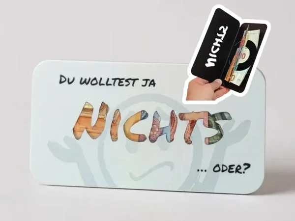 Geldgeschenk für Menschen die "nichts" brauchen