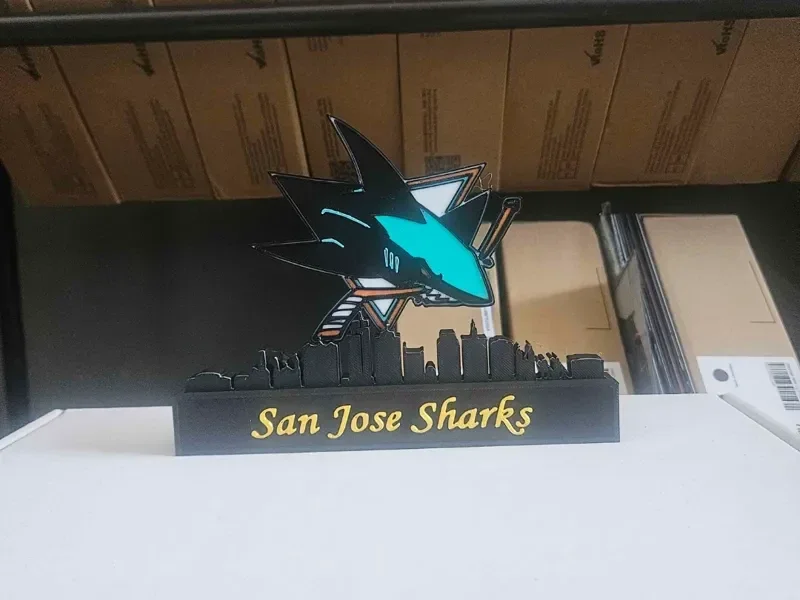 San Jose Sharks mit Skyline NHL