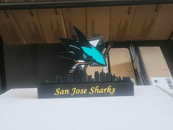 San Jose Sharks mit Skyline NHL