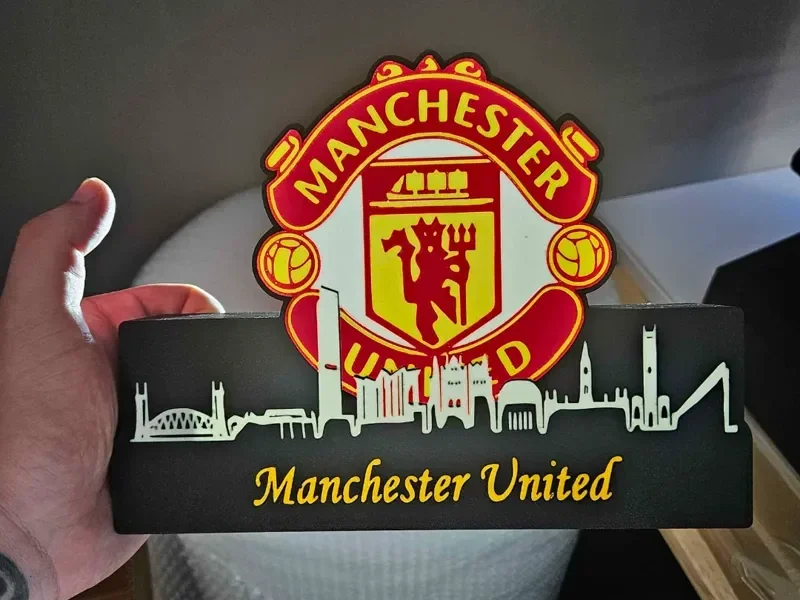 Lightbox Manchester United mit Skyline