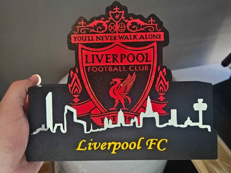 Lightbox Liverpool FC mit Skyline