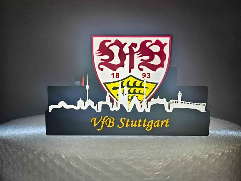 Lightbox VFB Stuttgart mit Skyline!