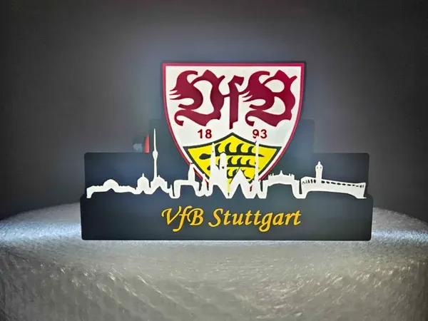 Lightbox VFB Stuttgart mit Skyline!