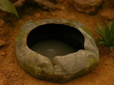 Mehlwurm Futternapf Stein