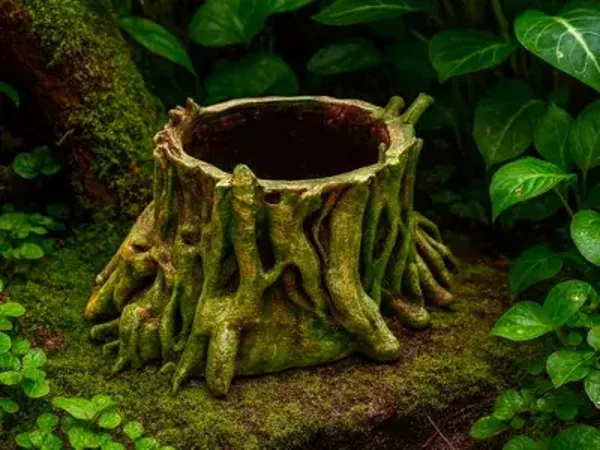 Baumstamm Planter