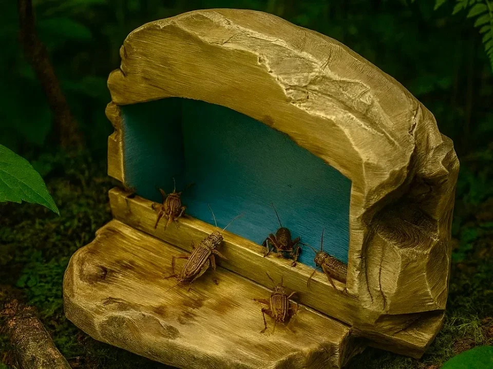 Reptilienfutter-Stein