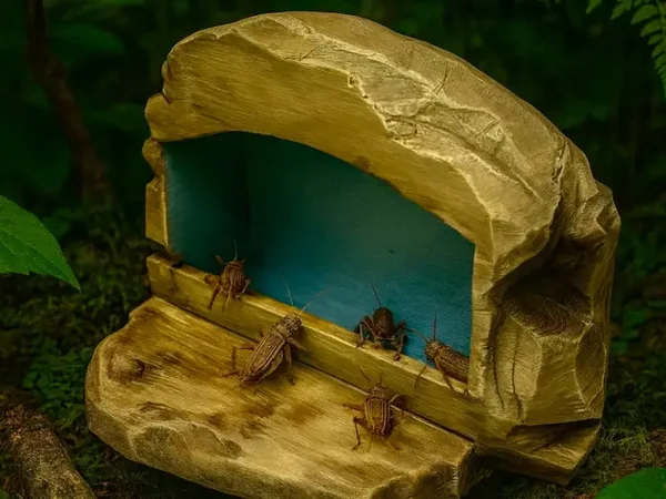 Reptilienfutter-Stein