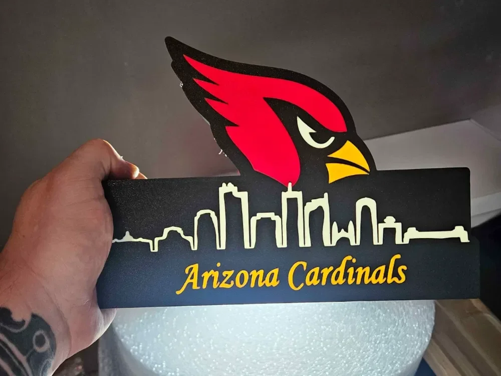 NFL Lightbox Arizona Cardinals mit Skyline!