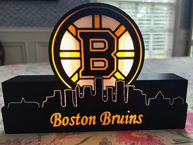 NFL Boston Bruins Lightbox mit Skyline-Display!