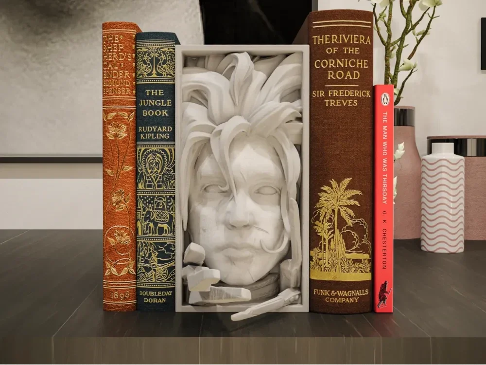 Edward Scissorhands / Buchstütze und Wandhalterung