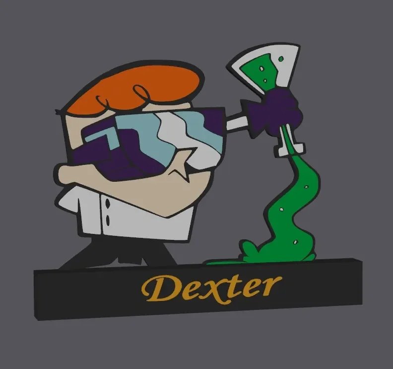 Dexters Labor-Display! Von Cartoon Network!