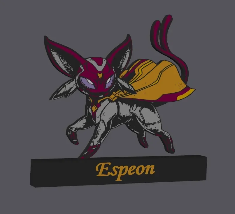Pokemon Espeon gekleidet als Vision Darstellung!