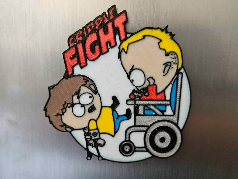 South Park Timmy und Jimmy Kampf Kühlschrankmagnet