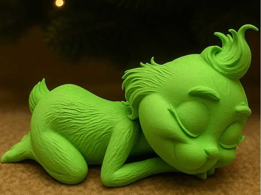 Schlafende Frau Grinch