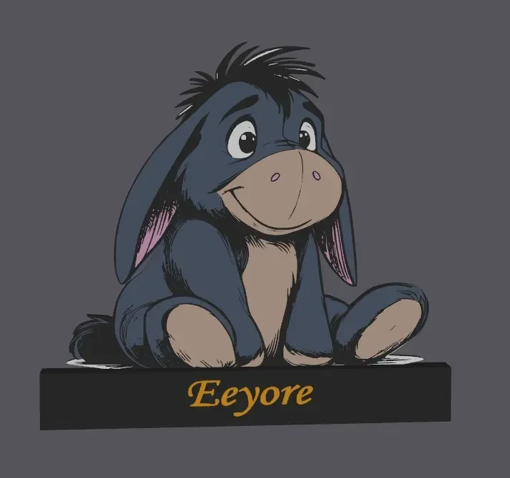 Eeyore aus Winnie Puuh Display!